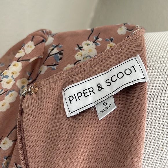 EUC Piper and Scoot Floral Lined Maxi Dress - Picture 7 of 7